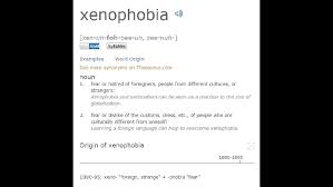 Dictionary Com S Word Of The Year Is Xenophobia Wbma