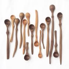 Wooden Spoon Handmade Wood Spoon Carved Rustic Walnut Cherry Woods Handmade Wooden Spoons Hand Carved Spoon Wooden Spoons