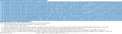 System Threading Tasks Taskcanceledexception The Operation Was Canceled Issue 33280 Dotnet Runtime Github