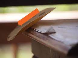 Use Sandpaper To Easily Remove The Excess Paper Around The Edges Of The Table And To Give It An Imperfect Rough Decoupage Table Decoupage Diy How To Age Paper