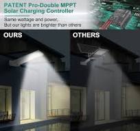 Gebosun 100W Solar Street Light Outdoor, LED Solar Security Light with  Motion Sensor, 6000K 10000LM Dusk to DAW IP65 Waterproof, Adjustable Pole  Wall ...