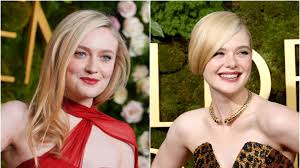 Dakota Fanning and Elle Fanning Have Blessed Us With a Joint Sister Slay at  the Golden Globes | Glamour