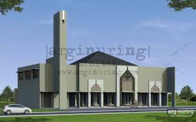 Menara masjid putrajaya berbentuk delapan sudut yang disatukan menjadi lingkaran yang memiliki lima tingkat semakin mengecil ke atas. Desain Masjid Minimalis An Naas Arginuring Arsitek