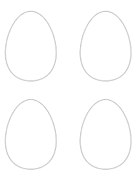 These pretty eggs come in a variety of designs and patterns as well. Free Printable Easter Egg Templates Easter Egg Coloring Pages The Artisan Life