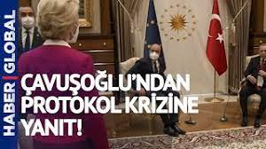 cavusoglu ndan ab liderleriyle yasanan protokol krizine yanit youtube