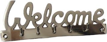      संगीता हरामजादी की बहु सोनल और सोनालिका     Fancy New Classic Trendy Solid Brass Key Holder - Stylish 'WELCOME'  Design, Elegant Wall Mount with 5 Hooks, 110gm Weight, 6 Inches Length,  Stainless Steel Finish : Amazon.in: Home & Kitchen