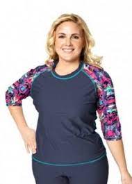 Women S Plus Size Full Cover Modest Swimwear Modli Swim Shirts Long Sleeve Swimsuit Sleeve Swimsuit
