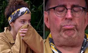 I'm A Celebrity's Maura Higgins and Reverend Richard Coles win six stars  for the jungle buffet after downing blended beach worms and goat testicles  in 'disgusting' eating trial