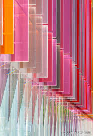 Coloured Glass Fins Of Oxford University Biochemistry Building Oxford Uk Colored Glass Architecture Facade Architecture