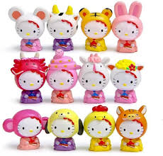 At alibaba.com, these hello kitty figurine are en71, ce, astm f963, fda,nm300, st2002, reach standard passed and verified. Hello Kitty Zodiac Figurines Hello Kitty Kitty Action Figures Toys