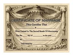Application for marriage certificate can be made upon registration or online. 30 Real Fake Marriage Certificate Templates 100 Free