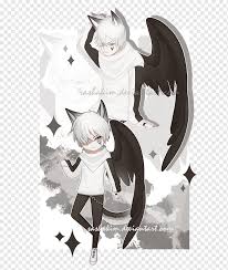 Name white wolf png,wolf anime with wings. Anime Gray Wolf Wolf Guy Mangaka Anime White Mammal Manga Png Pngwing