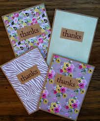 I decided to search around for some new ideas this year and i have 9 really great card ideas to share with you! Thank You Cards Set Of 10 Handmade Thank You Cards Simple Cards Cards Handmade