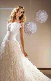 Feather Wedding Dress Wedding Dresses Wedding Dress With Feathers Peacock Wedding Dresses