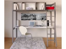 Le lit fait partie des meubles les plus importants aussi bien dans la chambre des parents que dans celle des adultes. Lit Mezzanine Giacomo 90x190cm Rangements Avec Bureau Gris