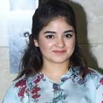 Actress Zaira Wasim complains in-flight