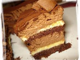 L Arlequin Genoise Chocolat Mousse Chocolat Creme Brulee Vanille Recette Ptitchef Recette Genoise Chocolat Mousse Au Chocolat Gateaux Et Desserts
