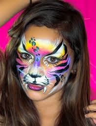 How To Face Paint A Tiger Mask Playlist Face Painting Designs Face Painting Tiger Face Paints
