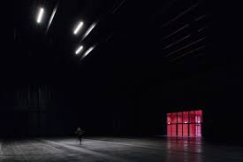 Zumtobel Showcases Lighting Systems In Messe Dornbirn Exhibition Centre Set Design Theatre Lighting System Dornbirn