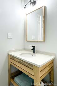 Measure the top for your plywood. Cheap Diy Concrete Vanity Top Houseful Of Handmade