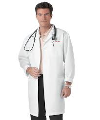 Fashion Seal Mens Three Quarter Length Lab Coats