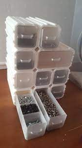 I Searched For Storage Box On Thingiverse I Find O3d Great Design The Modular Drawers 2 0 But Its Too Big 3d Printing Diy Useful 3d Prints 3d Printer Designs