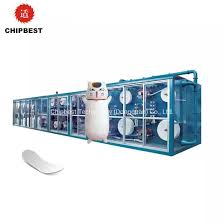 Machine à fabriquer des serviettes hygiéniques d'occasion à prix bas 300  avec applicateur de sap de fluff anion