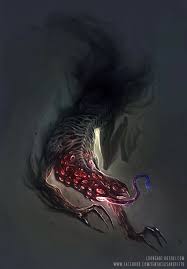 Tindalos Hound By Richard Luong Fantasy Monster Lovecraftian Horror Creature Concept Art