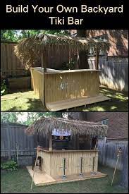 Build Your Own Backyard Tiki Bar Outdoor Tiki Bar Tiki Bars Backyard Diy Outdoor Bar