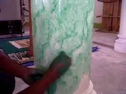 Cara Mengecat Motif Marmer Sederhana Wash Paint Painting Cat Motif Garden Wall Planter