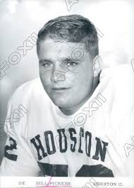 1966 Houston Cougars Football Player Defensive End Bill Pickens Press Photo 