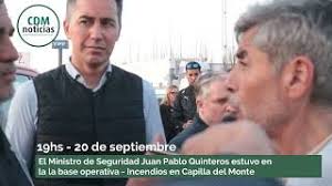 El Ministro Quinteros también estuvo en el operativo