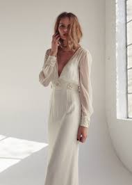 Lou Bo Luca Wedding Dress Armelhochzeitskleider Brautkleid Lange Armel Fee Brautkleid