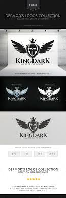 King Dark Logo Star Logo Victory Logo Letter Logo