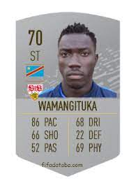 He is 20 years old from congo dr and playing for vfb stuttgart in the bundesliga. Silas Wamangituka Fifa 20 Rating Card Price