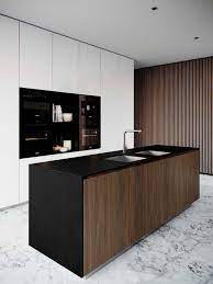 noten hout donker maatwerk massief witte fronten arpa fenix laminaat design keuken houtmerk cocina kitchen remodel small kitchen layout kitchen remodel layout