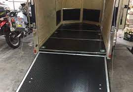 We definitely do not recommend this type of flooring as metal (even aluminum) can corrode and weaken over time. Trailer Flooring Buying Guide