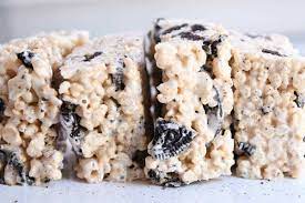 Perfect Oreo Rice Krispie Treats Mel S Kitchen Cafe Recipe Oreo Rice Krispie Treats Rice Krispies Oreo Rice Crispy Treats