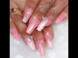 Glitter Acrylic Nails Reverse French Nail Ideas Youtube However, according to lady legs, they're only detrimental to your nail the only nail art trend that works better on a clear gel extension is a 'jelly mani' where the polish is sheer, she notes.