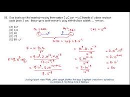 Check spelling or type a new query. Contoh Soal Listrik Statis Menentukan Gaya Listrik Gaya Coulomb Youtube