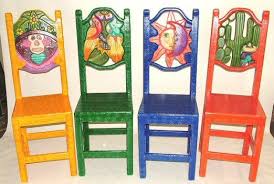 Equipal Furniture Equipale Carved Painted Furniture Funky Painted Furniture Mexican Furniture Mexican Chairs