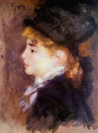 Portrait of Margot (Portrait of a Model) by Pierre-Auguste Renoir |