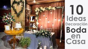 Decoración en bodas civiles una boda laica que no tiene un sentido religioso, no significa q. 10 Ideas Decoracion Boda En Casa Youtube