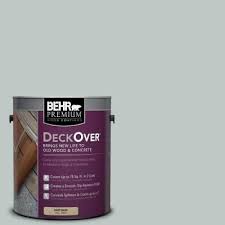 Behr Premium Deckover 1 Gal Sc 365 Cape Cod Gray Wood And Concrete Coating 500001 The Home Depot Concrete Coatings Staining Wood Painting Concrete