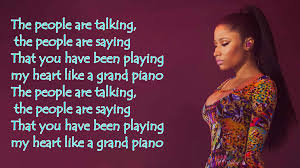 Nicki Minaj Grand Piano Lyrics Nicki Minaj More Lyrics Lyrics