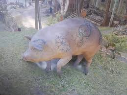 Plum bistro is transforming to the tattooed pig. Y Ll There S A Pig With Tats Roaming Around Ravensthorpe Sorry For Bad Quality Assassinscreedvalhala