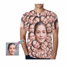 Thousands of customers trust threadbird to print their brand. Custom Girlfriend Face Smash Men S All Over Print T Shirt Custom Face Shirt Print T Shirt Custom Tshirts
