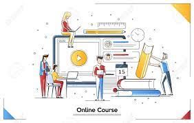 Check spelling or type a new query. Vector Illustrations Of Online Course Video Educations Online Royalty Free Cliparts Vectors And Stock Illustration Image 124165233