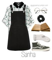 Bookstore Sanha By Suga Infires Liked On Polyvore Featuring Chicwish Oasis And Madewell Roupas Kpop Roupas Vintage Roupas Fashion