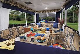 Pop up campers are smaller and cheaper than travel trailers and they are filled with many more features than typical tents. Jayco Pop Up Campers Jay Series Interior Pop Up Camper Reviews Pop Up Camper Jayco Pop Up Campers Popup Camper